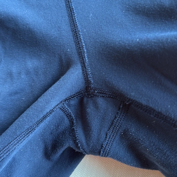 Lululemon Fleece Navy Running Pants 8 - Picture 5 of 5